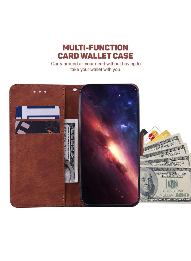 erorex Case For Xiaomi Redmi Note 12 5G Geometric Embossed Leather Phone Case - Image 4