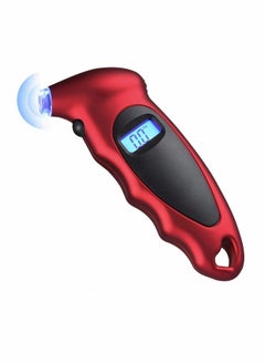 Excefore Digital Tyre Pressure Gauge Accurate 150 PSI 4 Ranges with Backlight LCD Display and Non Slip Grip Tyre Pressure Checker for Cars Bikes Motorcycles (Not compatible with Presta valves)  - Image 1