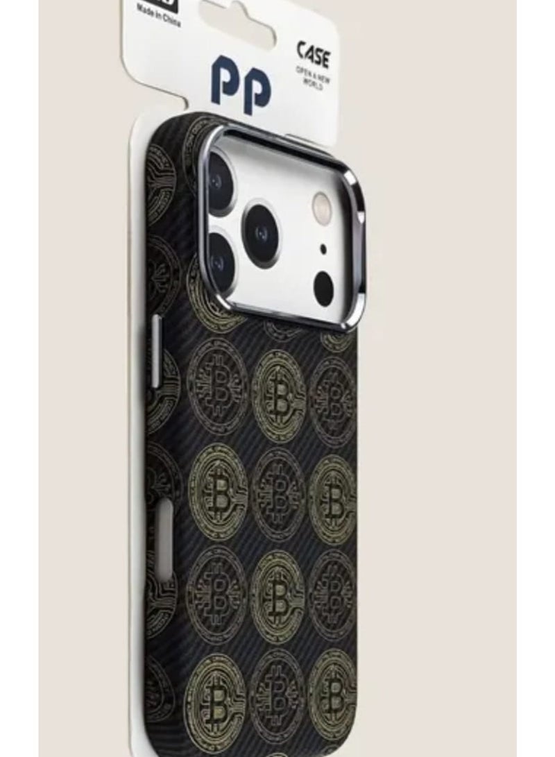 Iphone 17 Pro Max Case bitcoin themed, supports wireless charging - Image 2