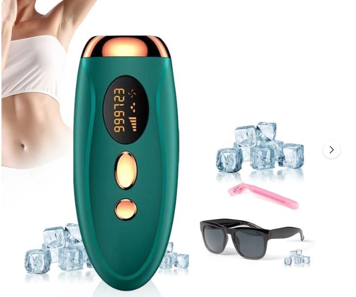 Earwig Home Use Beauty Device Hair Remover for Women and Men Best Whole Body Painless Permanent Facial Upper for Bikini/Legs/Underarm/Arm/Body (999,999 FLASHES) - Image 1