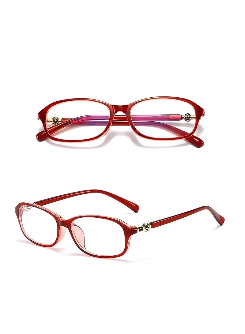 Gecomo Women's Reading Glasses Anti Eyestrain Blue Light Blocking Glasses Lightweight Durable Readers Computer Readers（2 times clearer eyesight） - Image 1