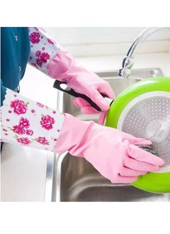 Generic Silicone Elbow Glove For Easy Dishwashing and Hand Protection  - Image 3
