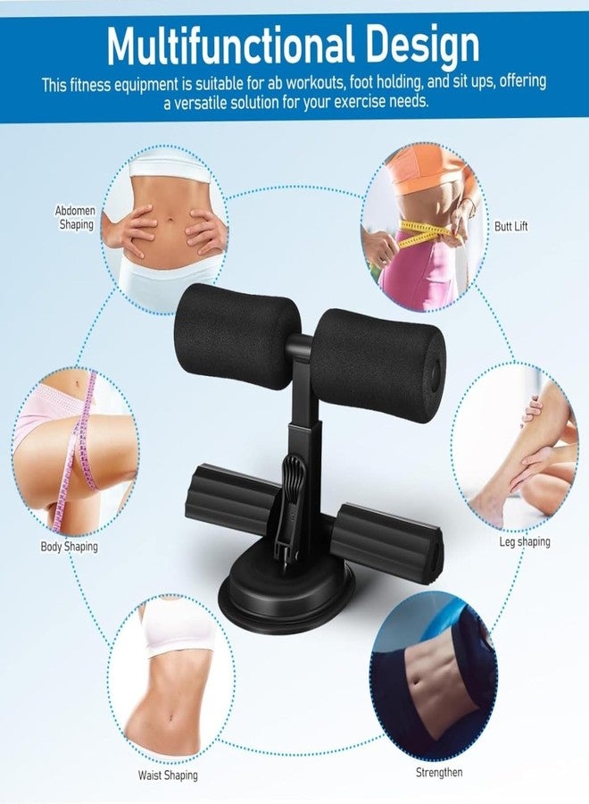 Calyrex Sit Up Bar Foot Holder Sunction, Portable Abs Foot Holder Sit Up Abdominal Exercise Equipment, Planks Yoga Stretching Training, Floor Mounted Sit Up Bar for Home - Image 5