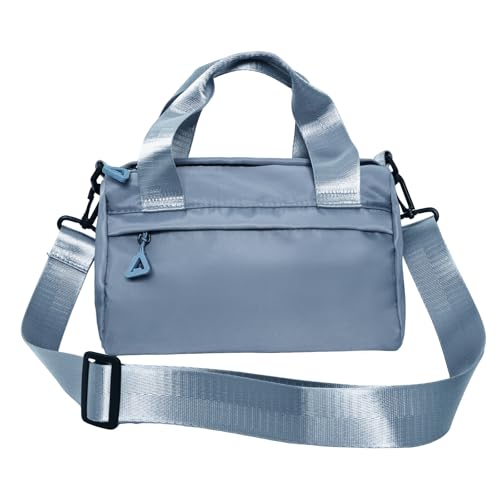 Hftjtsa Mini Black Gym Bag Sport Bag Adjustable Small Duffle Bag Detachable Strap Gym Tote For Women Small Duffle Bag (Blue) - Image 1