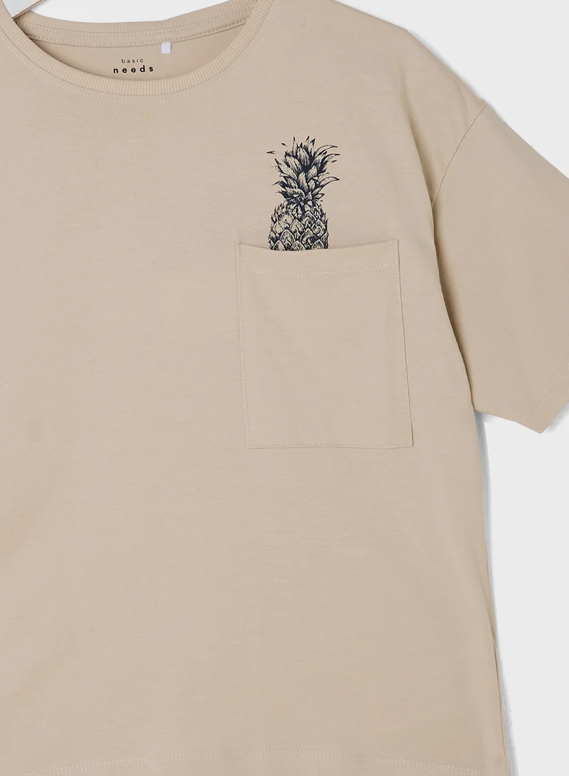 نيم ات Kids Graphic Crew Neck T-Shirt