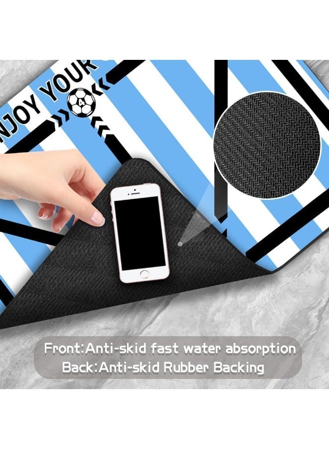 YOUWE7 Football Footstep Training Mat, Soccer Training, Agility Footstep Training Mat, Soccer Train Mat for All Levels, Non-Slip Silent Equipment, Improve Speed, Strength and Coordination - Image 3