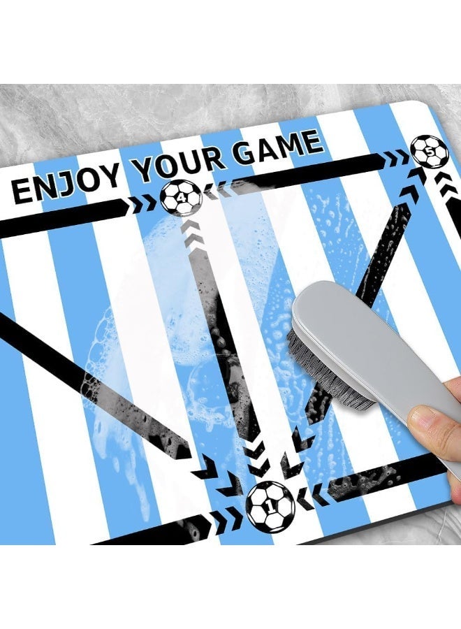 YOUWE7 Football Footstep Training Mat, Soccer Training, Agility Footstep Training Mat, Soccer Train Mat for All Levels, Non-Slip Silent Equipment, Improve Speed, Strength and Coordination - Image 2