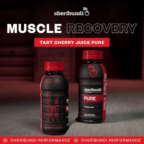 Cheribundi 100 Tart Cherry Juice Pure  Unsweetened Tart Cherry Juice  Athletes Recovery Drink  Promotes Restorative Sleep Muscle Recovery  Boosts Athletic Performance  8 floz 24 Pack - Image 5