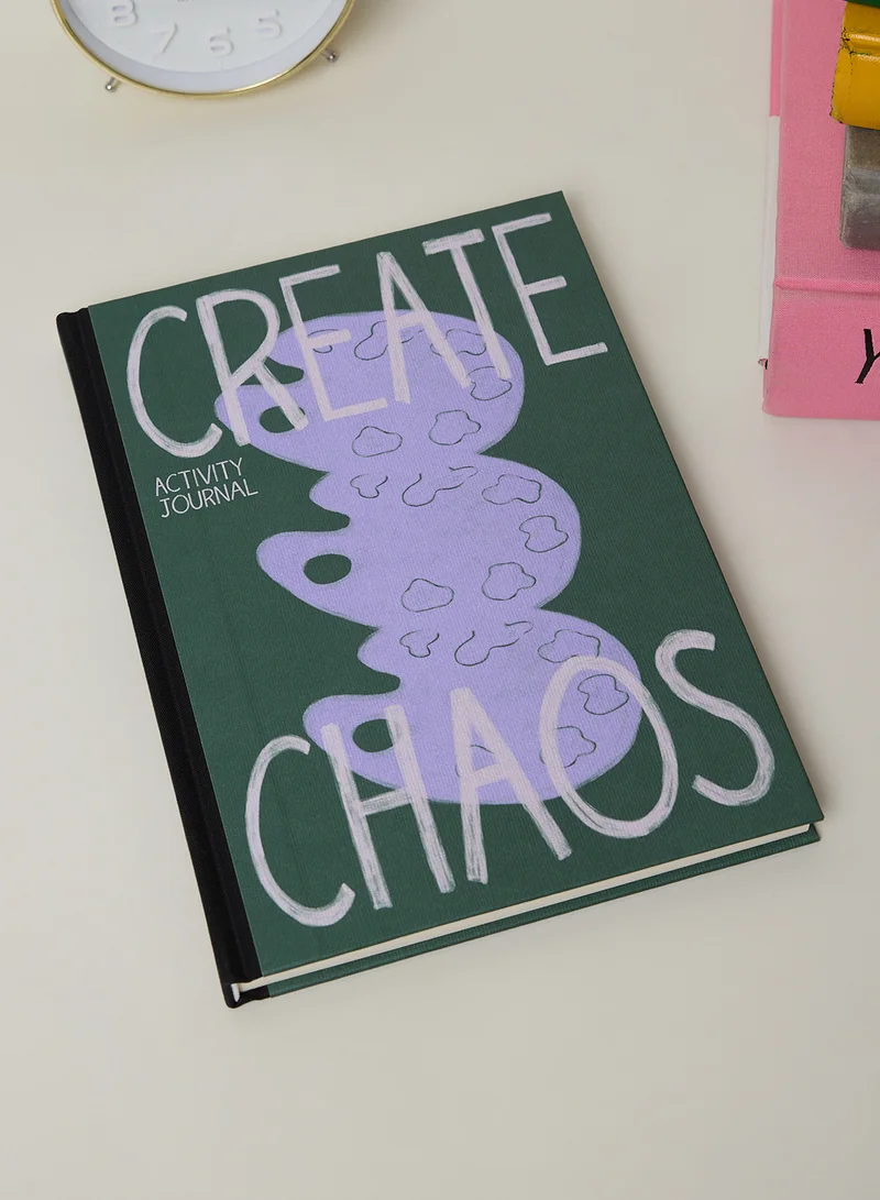 تايبو دفتر نشاط B5 بعبارة Create Chaos Draw