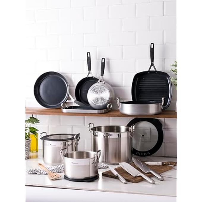 MasterPro NonStick Forged Aluminium Grill Pan 28Cm Smart - Image 2