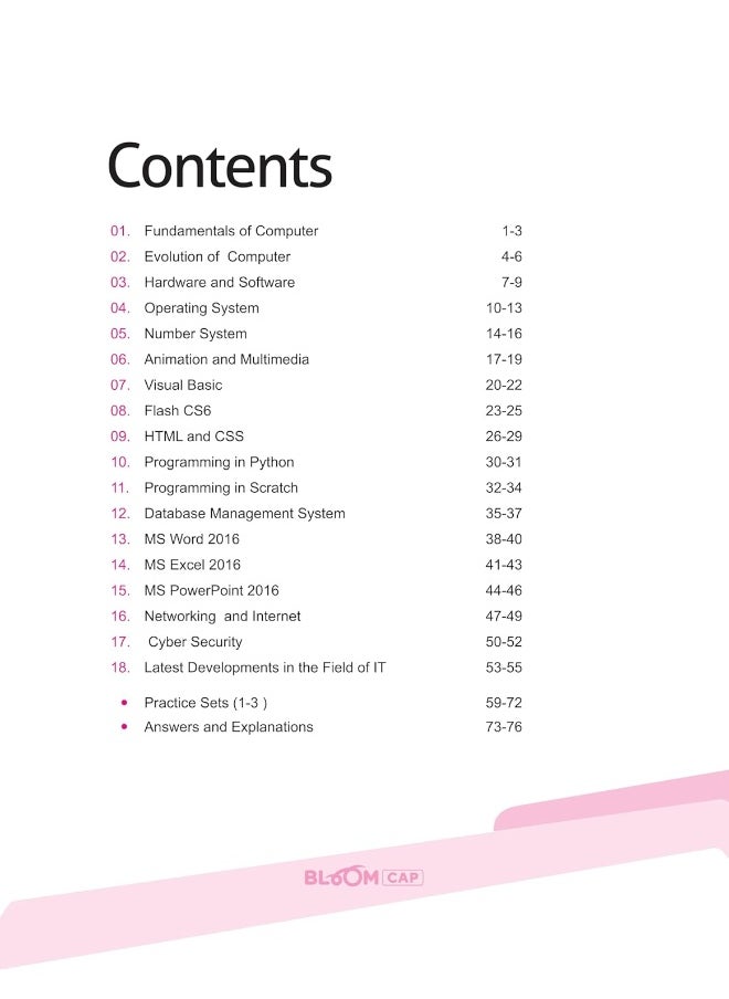 Arihant Bloom Olympiad Ace Computer Class 10 | A Comprehensive Practice Book for School Olympiads & Talent Search Exams | For 2025 Exam  - Image 3