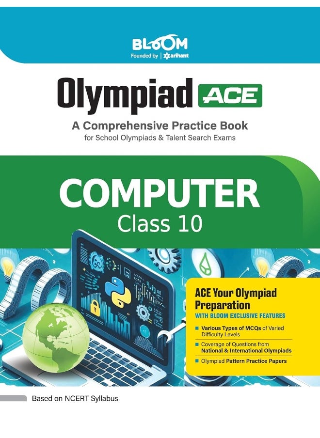 Arihant Bloom Olympiad Ace Computer Class 10 | A Comprehensive Practice Book for School Olympiads & Talent Search Exams | For 2025 Exam  - Image 1