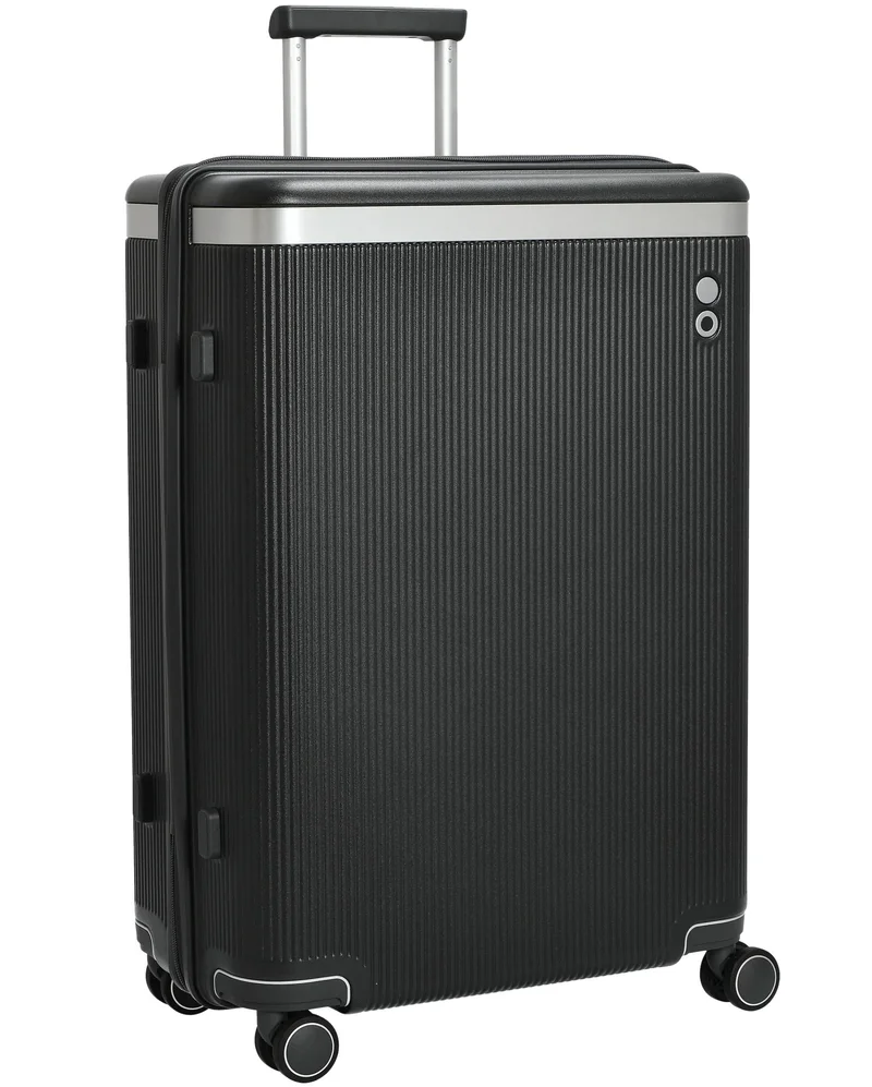 Echolac  Dynasty 67 Cm Hardcase 4-Double Wheeled Non-Expandable Check-In Luggage Trolley - Black  | Best Price UAE