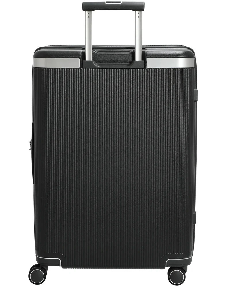 Echolac  Dynasty 67 Cm Hardcase 4-Double Wheeled Non-Expandable Check-In Luggage Trolley - Black  | Best Price UAE