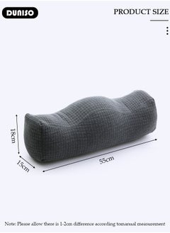 DUNISO Leg Pillow, Leg Elevation Wedge Pillow with Washable Cover, Leg and Knee Support Pillow filled with PP Cotton Relieve Sciatica, Back, Knee, Joint and Pregnancy Pain  - Image 4