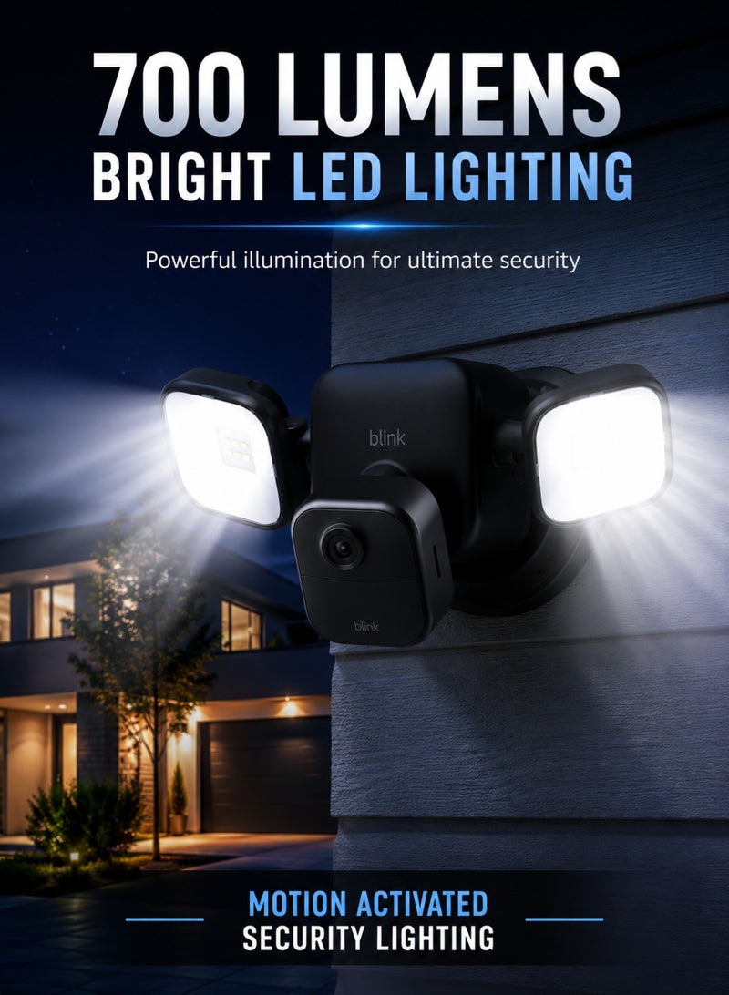 بلينك حامل كاميرا كشاف خارجي من Blink، يعمل بالبطارية، إضاءة LED 700 لومن - Image 3