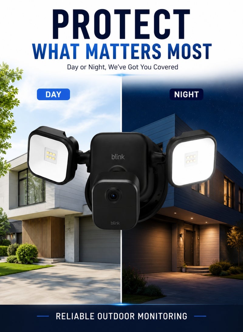 بلينك حامل كاميرا كشاف خارجي من Blink، يعمل بالبطارية، إضاءة LED 700 لومن - Image 4