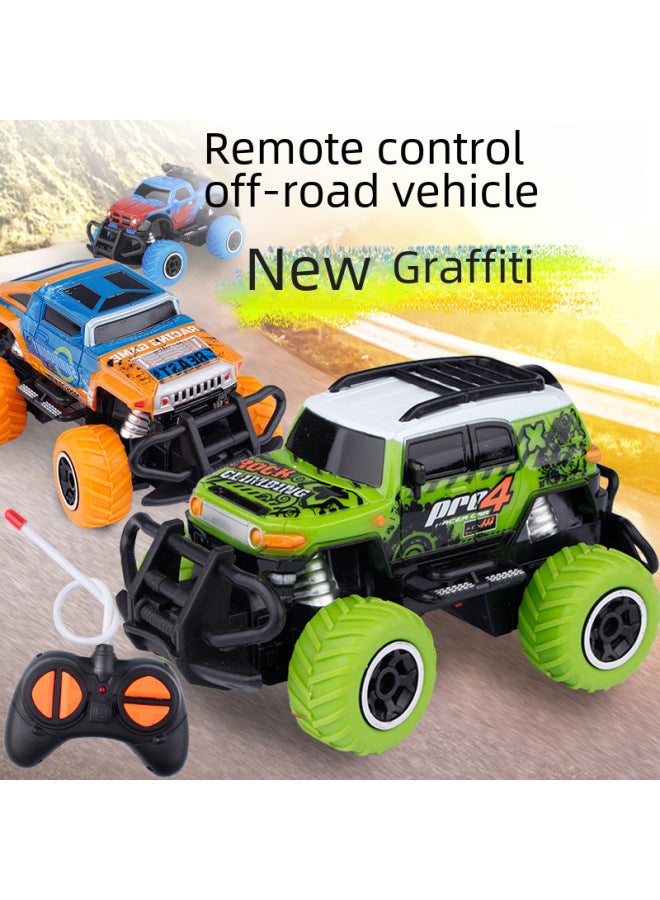Wireless Remote Control Off-road Vehicle Model Toy Car For Children Four-wheel Drive Electric Car-Color:6146X Off-Road Remote Control Car-Brown  - Image 2
