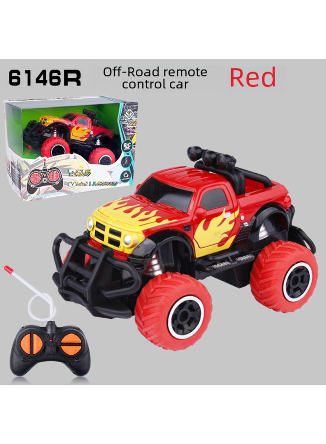 Wireless Remote Control Off-road Vehicle Model Toy Car For Children Four-wheel Drive Electric Car-Color:6146X Off-Road Remote Control Car-Brown  - Image 3