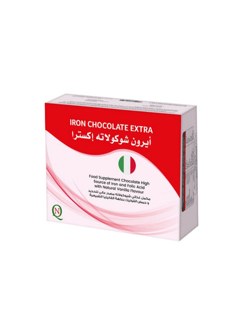 Noor AlQmar Iron Chocolate Extra To Help Treating Iron Deficiency - 30 Pieces  - Image 3
