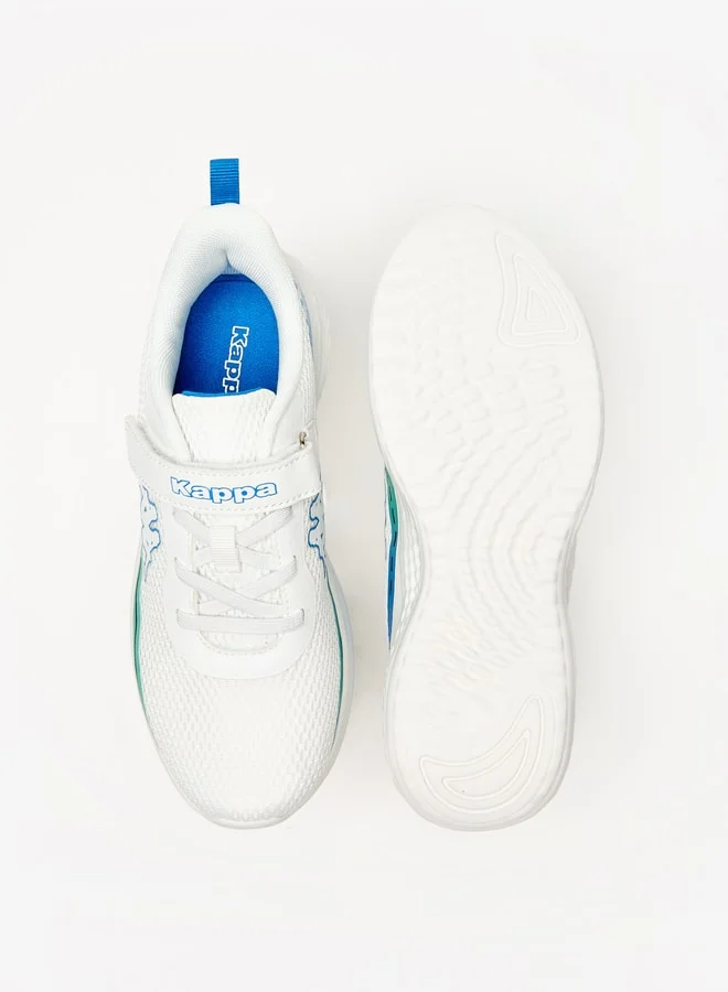 Kappa Boys' Logo Detail Sports Shoes with Hook and Loop Closure