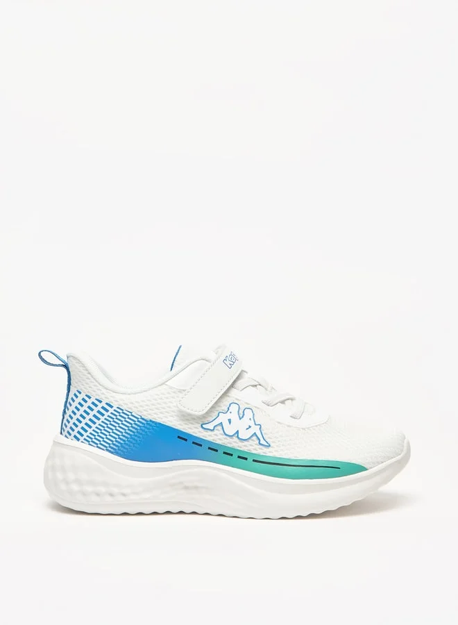 Kappa Boys' Logo Detail Sports Shoes with Hook and Loop Closure