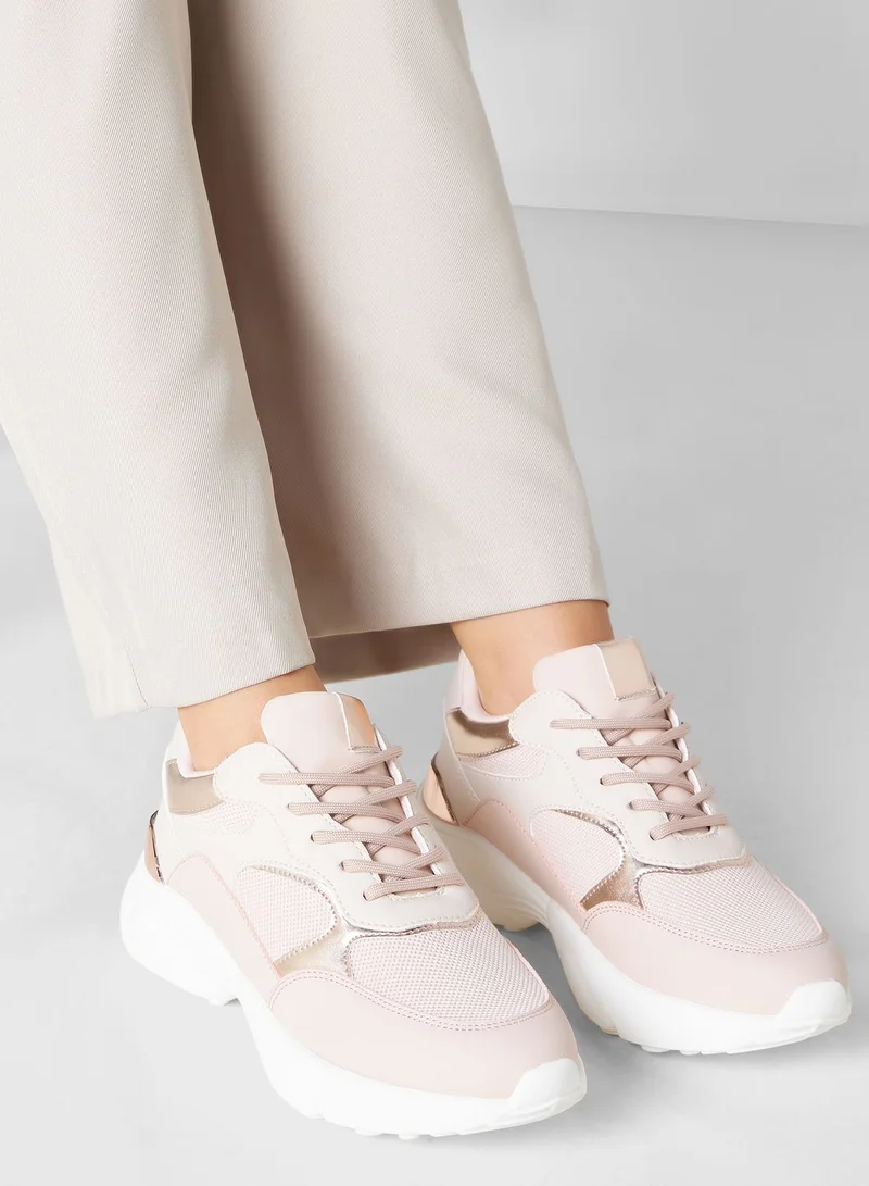 Ginger Metallic Detail Sneaker