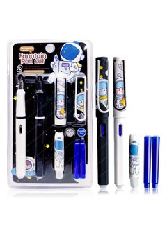 FunBlast Fountain Pen For Students, Erasable Pen Set For School Stationery Gift For Kids, Birthday Return Gift, Pen For Office, School Stationery Items For Kids, Aesthetic Stationery Japanese  - Image 1