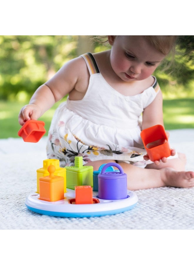 Fat Brain Toys Fat Brain Toys Plugzy - Fine Motor Shape-Learning Sensory Toy, Babies & Toddlers  - Image 4