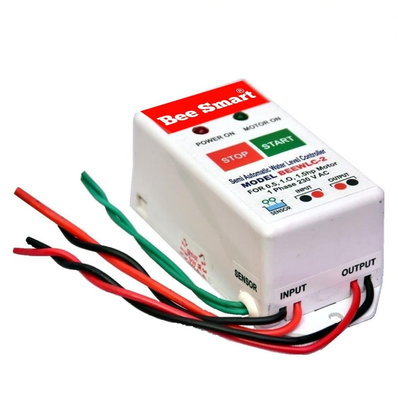 Bee Smart Semi automatic Water Level Controller Manual on Auto off 0-1.5 hp 30A Relay Use1 - Image 1