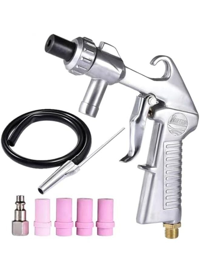 طقم صنفرة هوائي صناعي مع فوهة لتلميع متعدد الأغراض - Image 2