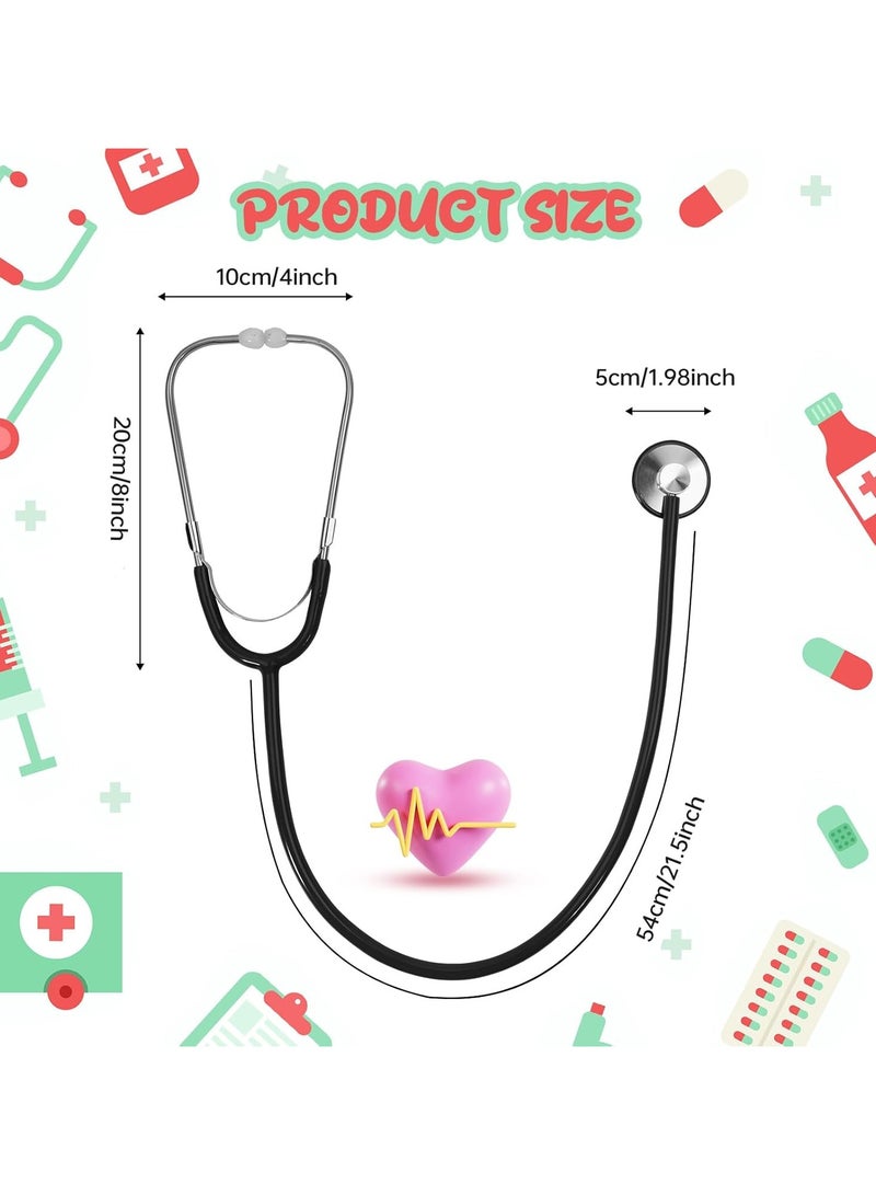 Scrolls Real Working Stethoscope Dual Head Stethoscope For Children Kids Role Play Listening To Heartbeat Functional Toy Gifts- Green  - Image 2