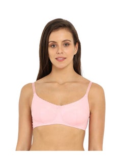 Jockey 1615 Women Wire free Non Padded Super Combed Cotton Elastane Stretch Full Coverage Everyday Bra with Soft Adjustable Straps