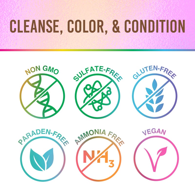 Punky بلسم وشامبو ملون 3 في 1 من بانكي كولور - موشانيفيك، بلسم لون شعر شبه دائم، خالي من الكبريت، 8.5 أونصة سائلة. - Image 3