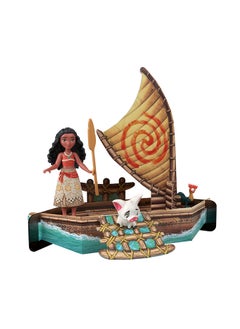 Disney Princess Toys, Moana Small Doll Story Pack with Moana Doll, 5 Character Figures & 1 Accessory, Inspired by the Movie  - Image 4