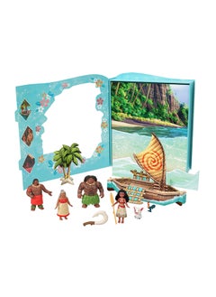 Disney Princess Toys, Moana Small Doll Story Pack with Moana Doll, 5 Character Figures & 1 Accessory, Inspired by the Movie  - Image 3