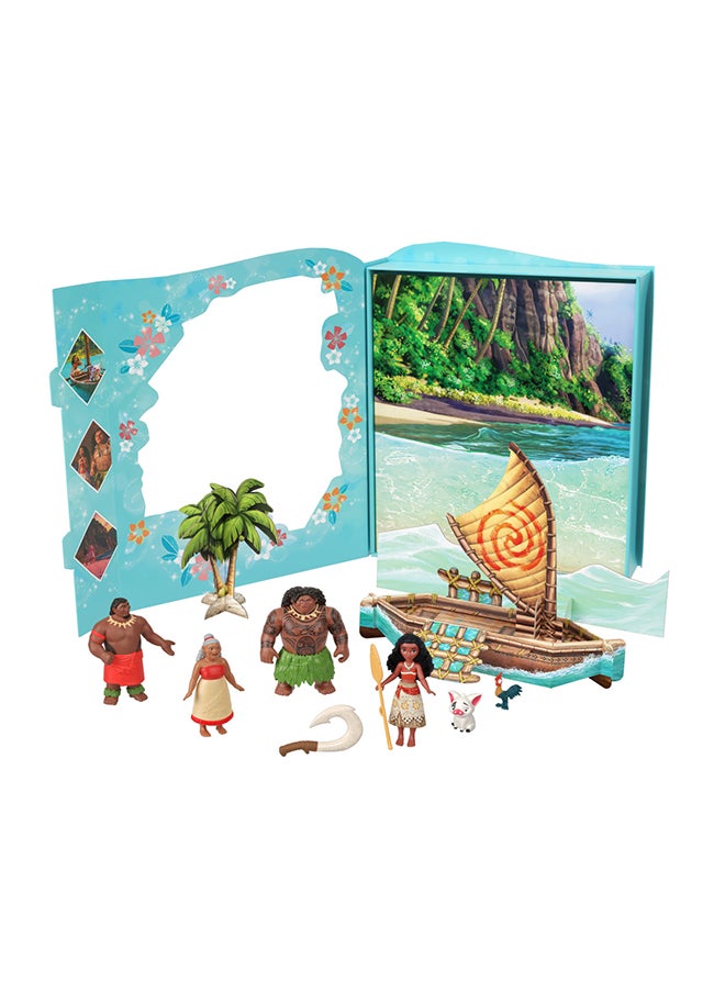 Disney Princess Toys, Moana Small Doll Story Pack with Moana Doll, 5 Character Figures & 1 Accessory, Inspired by the Movie  - Image 3