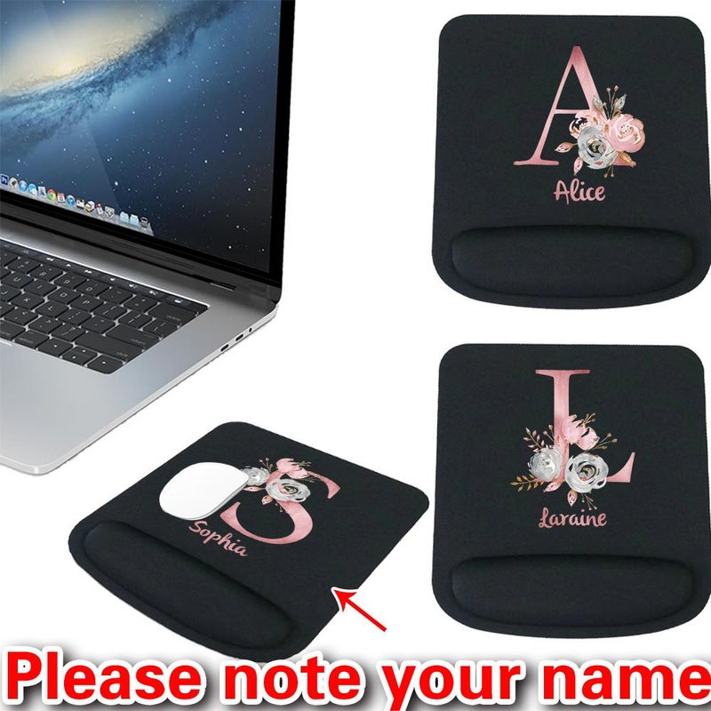 Premium Gaming Mouse Pad With Comfortable Wrist Support Custom Name P Style For Laptop And PC Desk Mat - Image 2