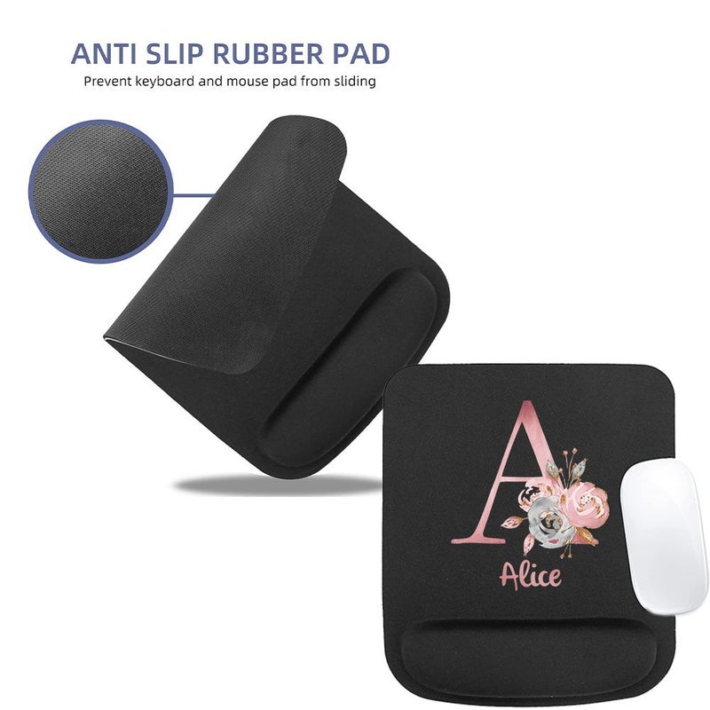 Premium Gaming Mouse Pad With Comfortable Wrist Support Custom Name P Style For Laptop And PC Desk Mat - Image 4