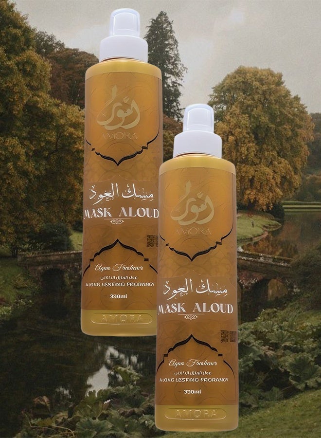 amora 2 Pieces Musk Aloud Air Freshener 330ml - Image 1