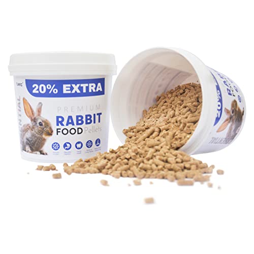TUNAI Rabbit All Life Stages, Pellet Food |500G+20% Extra| Fortified with Dha Omega 3&6 and Vitamins for Better Skin Coat, and Easy Digestion - Image 5