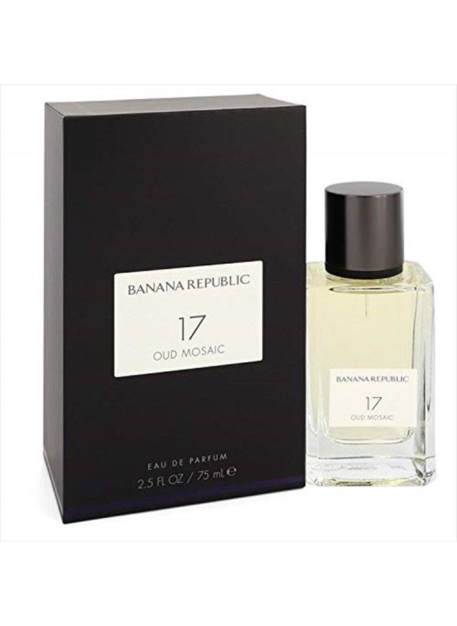 BANANA REPUBLIC 17 Oud Mosaic Icon Collection Eau De Parfume Spray Unisex 2.5 Ounce 