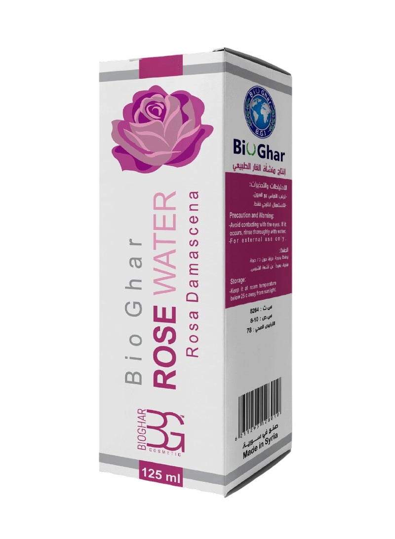 BIOGHAR ROSE WATER DAMASCENA 125ML