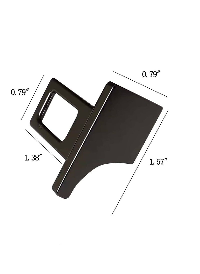 KASTWAVE Seat Belt Buckle, Hidden Seat Belt Buckle Car Alarm Silencer Locking Bayonet Muffler Fuse Adjuster Suitable for Most Car Noise Removers (2pcs, Black) - Image 4