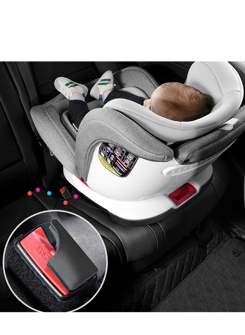 KASTWAVE Seat Belt Buckle, Hidden Seat Belt Buckle Car Alarm Silencer Locking Bayonet Muffler Fuse Adjuster Suitable for Most Car Noise Removers (2pcs, Black) - Image 5