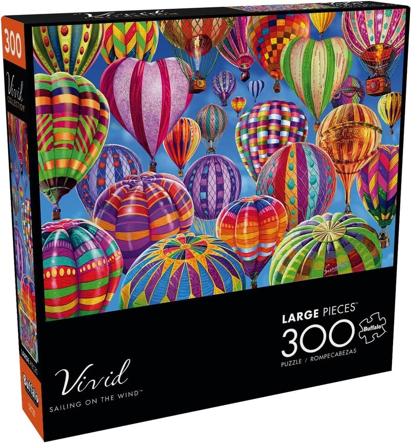 Buffalo Games Steve Sundram Sailing on The Wind 300 Piece Jigsaw Puzzle for Adults Challenging Puzzle Perfect for Game Nights Finished Size is 2125 x 1500 - Image 4