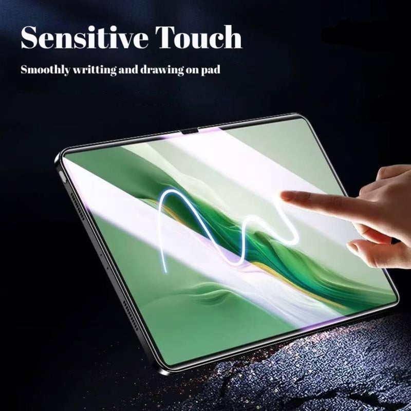 Vurtboly واقي شاشة ورقي من فورتولي، عبوة مزدوجة، متوافق مع جهاز Honor Magic Pad 2 مقاس 12.3 بوصة 2024، مضاد للوهج بلمسة ماتية، مضاد للخدش، يسمح بالكتابة والرسم كما على الورق، متوافق مع قلم Honor Magic Pad 2 مقاس 12.3 بوصة. - Image 4