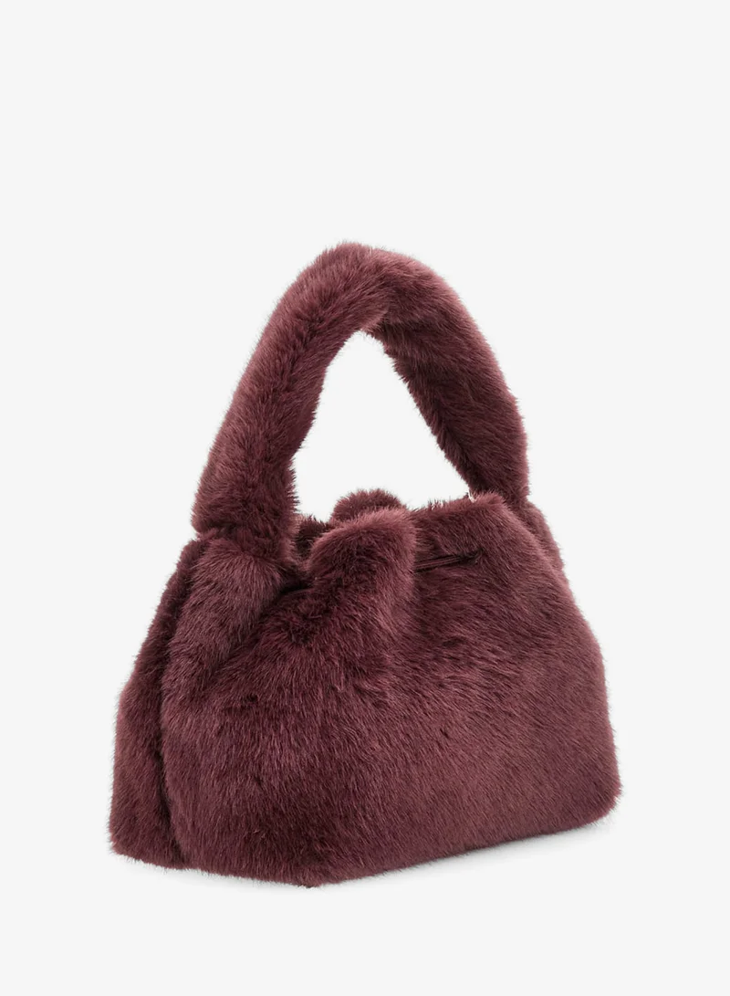 GUESS Kids Faux Fur Handbag Girls