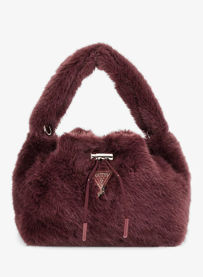 GUESS Kids Faux Fur Handbag Girls