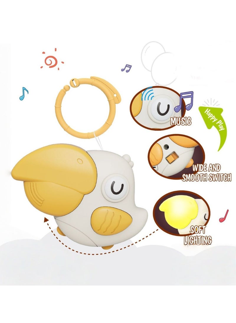 KADRAMA Baby Crib Accessories with Bell for boy or Girl, Activity Toys for Stroller and Travel,Car Seat Toy,Portable Night Light, Musical toys - Image 4